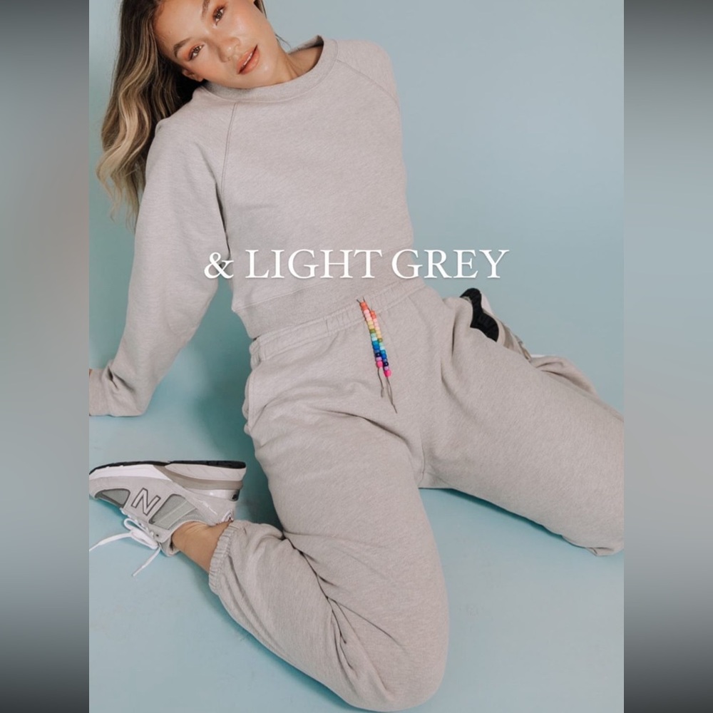 Daily Drills gray beaded set